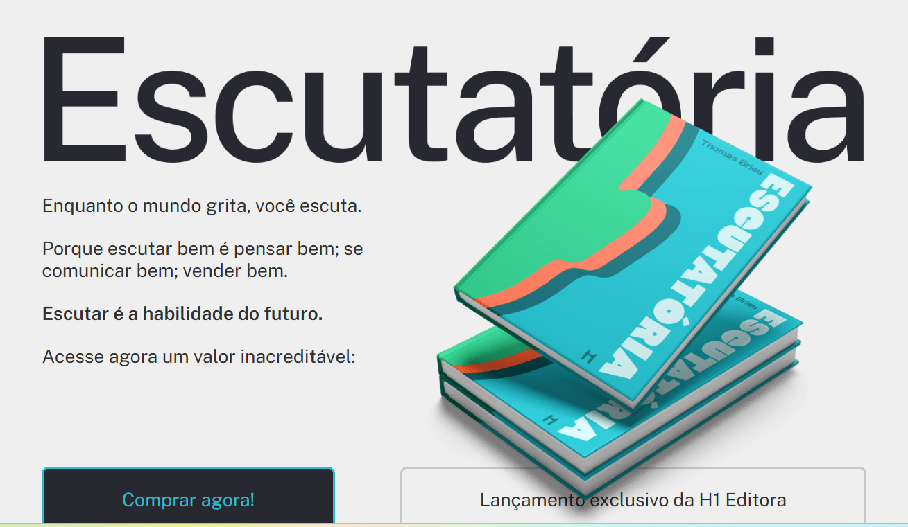 Leia mais sobre o artigo O livro que norteia nossos treinamentos: Escutatória do Thomas Brieu
