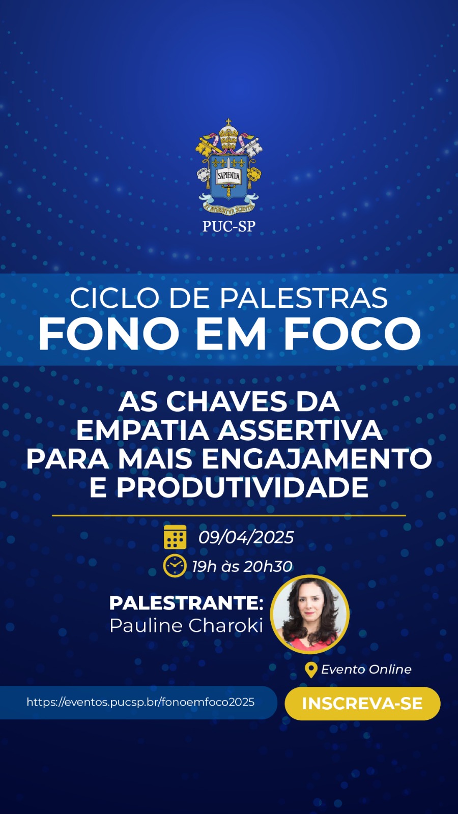 Leia mais sobre o artigo Assista a palestra da Pauline Charoki na PUC-SP